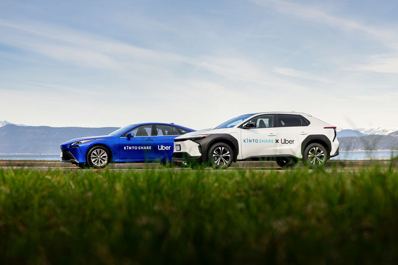 Uber Canada s’associe au programme KINTO Share de Toyota pour permettre